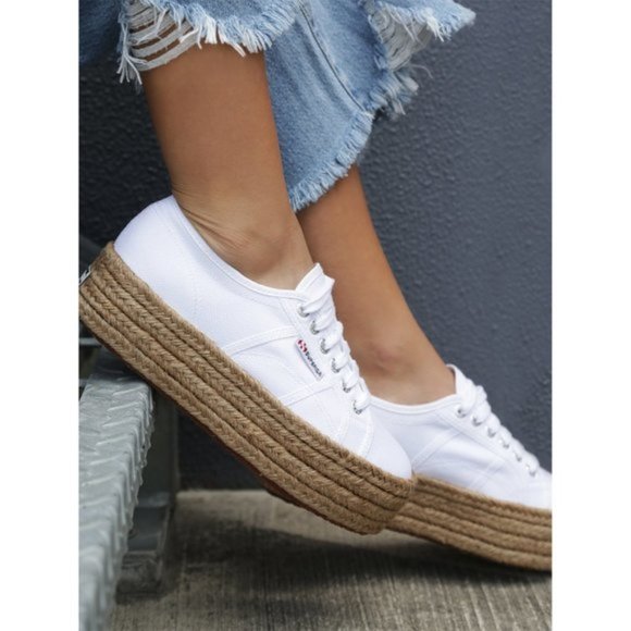superga platform sneakers espadrille